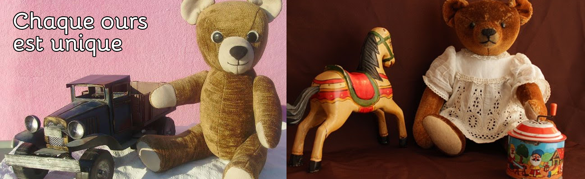 ours et jouet de collection vintage